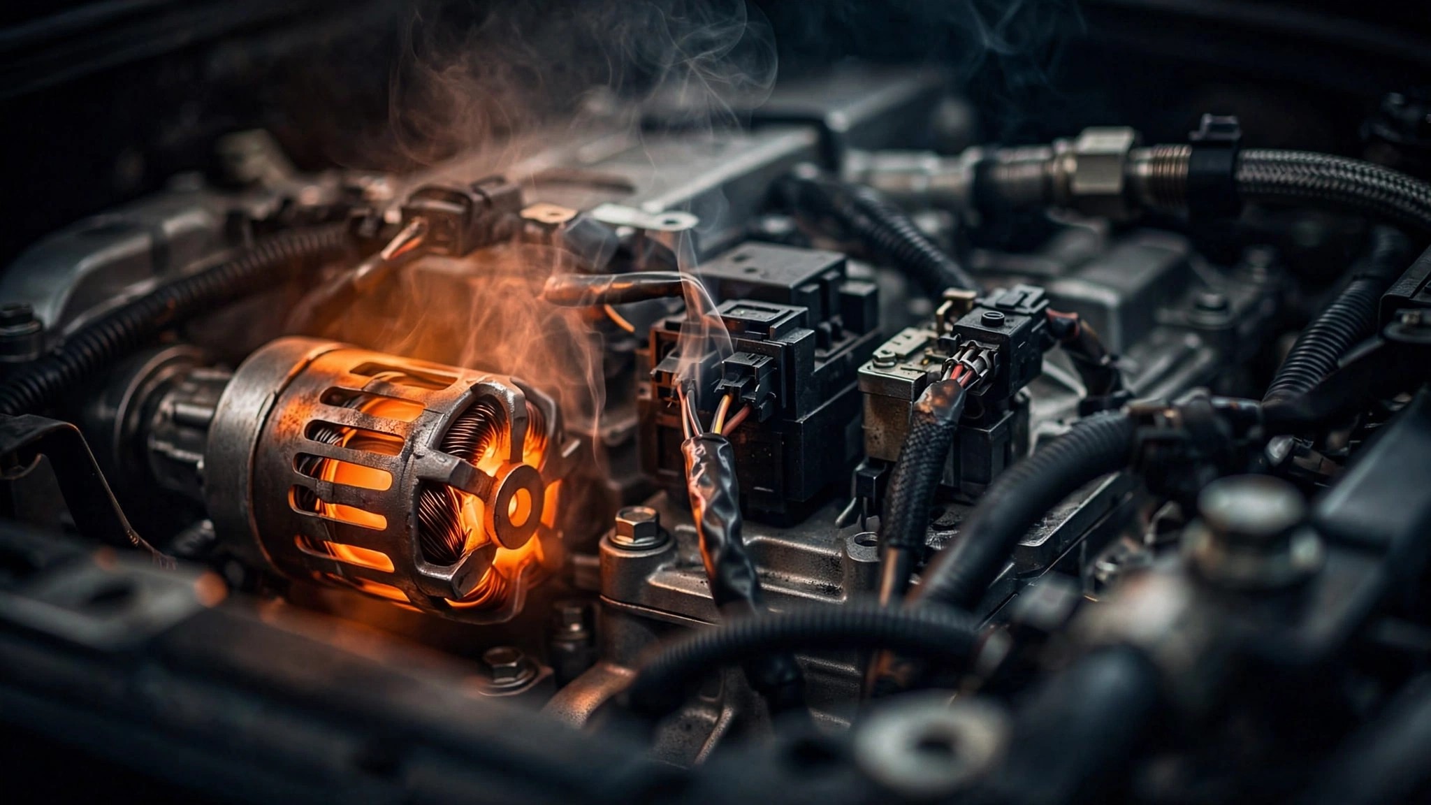 Overheating starter motor in modern engine bay