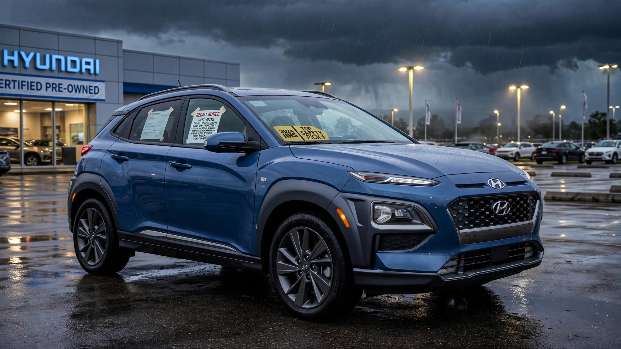 2026 Hyundai Kona with IIHS Top Safety Pick+ badge