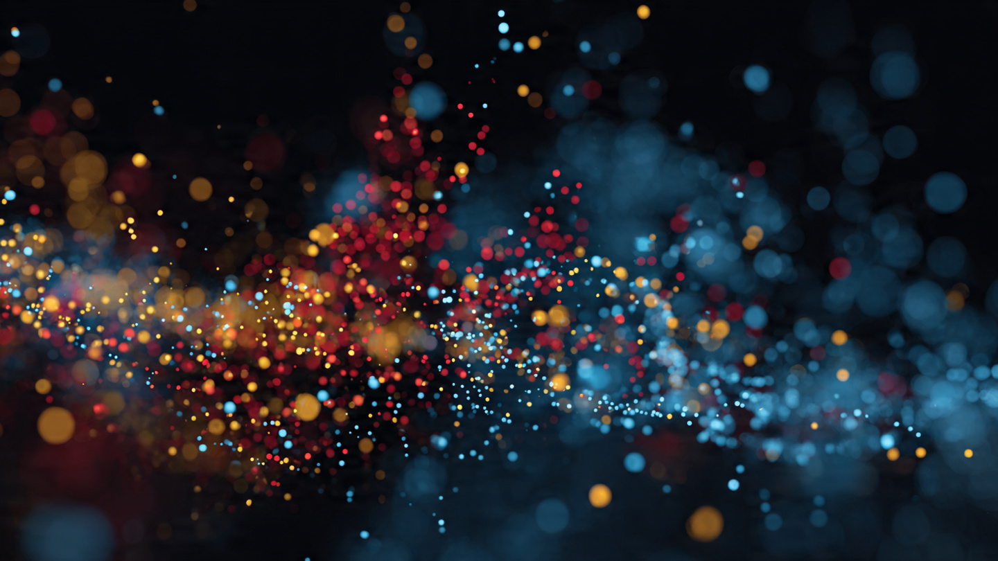 Abstract data visualization of vehicle crash statistics showing overlapping clusters